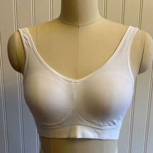 Bali White Wireless Scoop Bralette